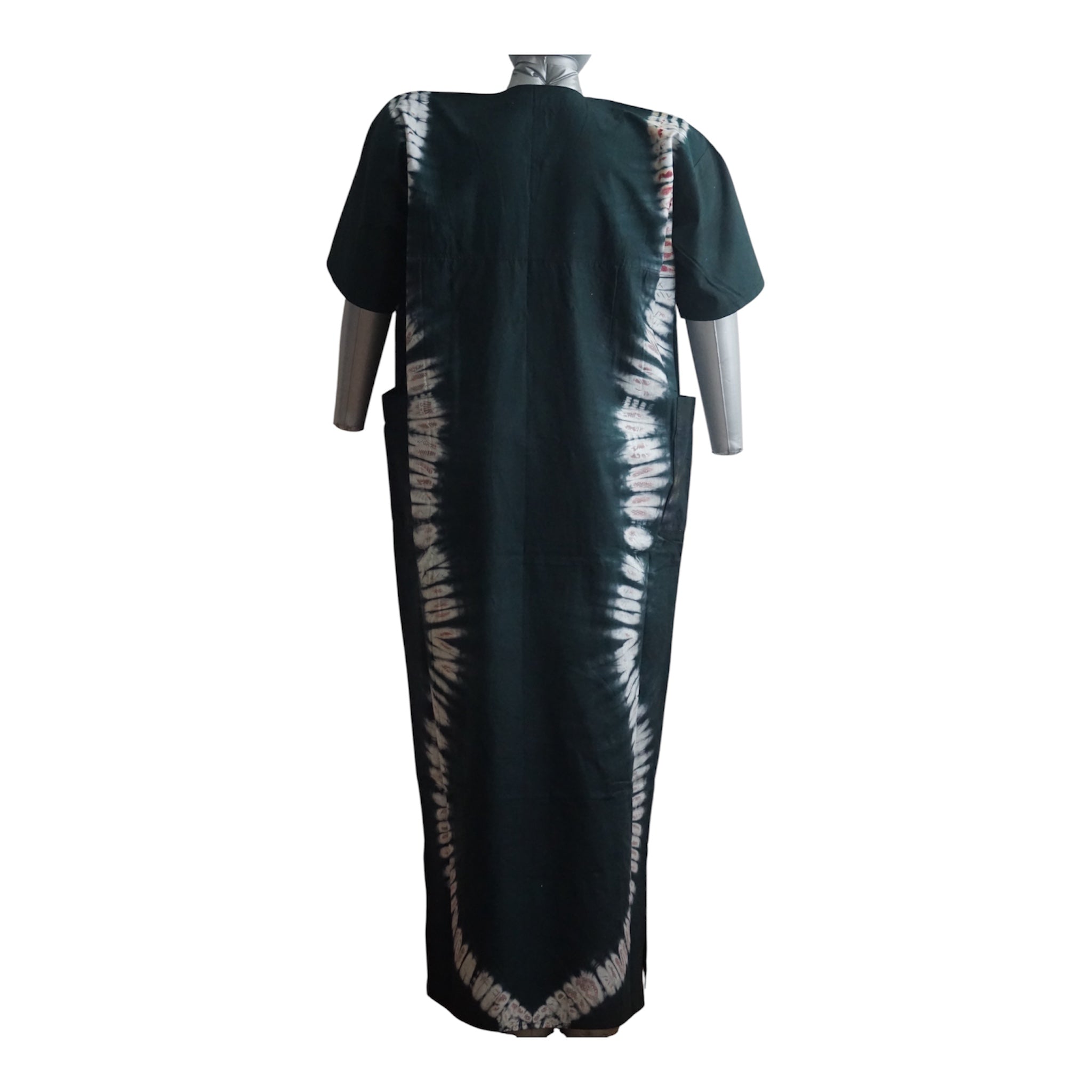 Nigeria Batik Kaftan for Women. Size XL Muilti-Color