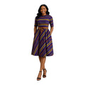 Ready to Wear Ankara Cotton Dress with Extra Clothe for Adjustment. Size S