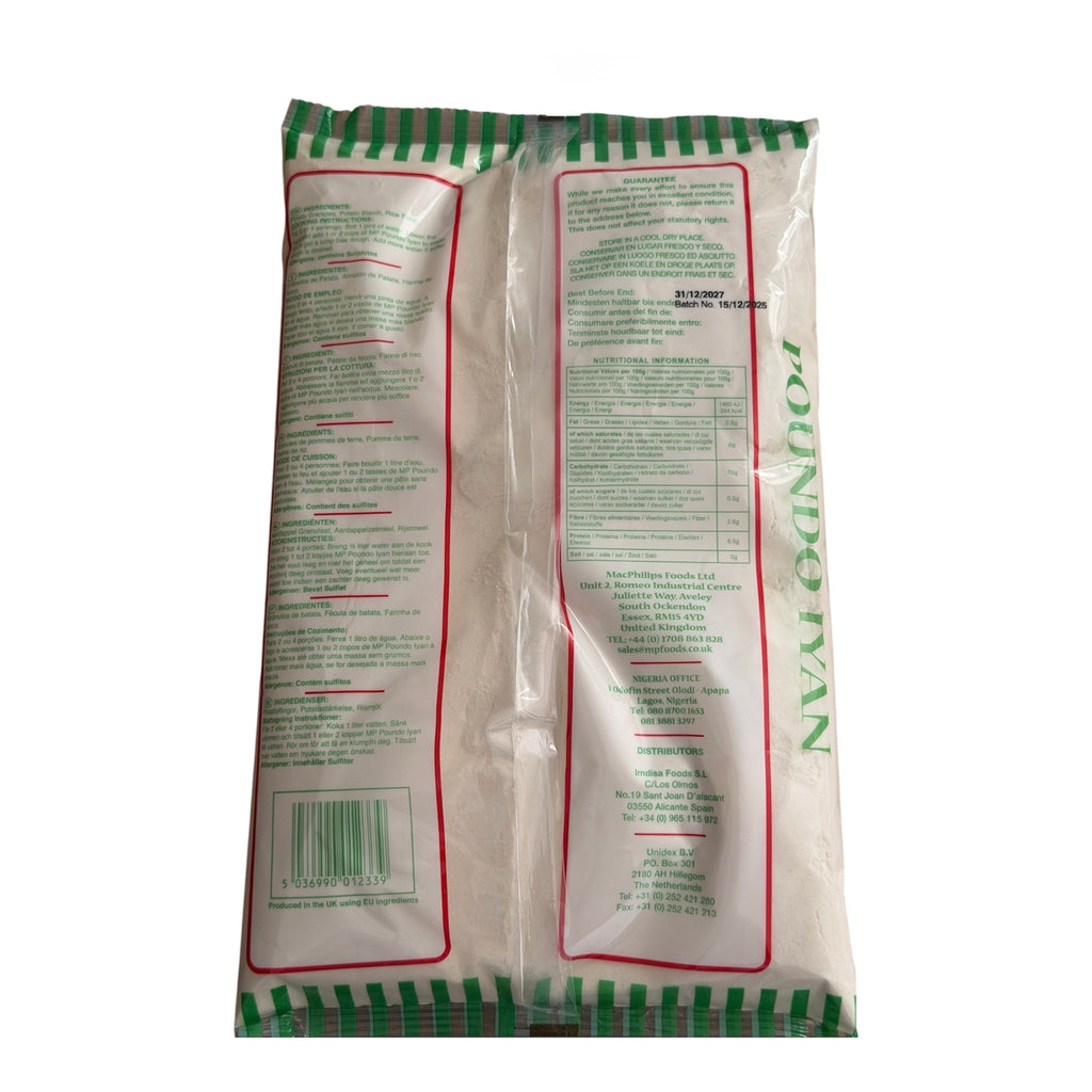 MP Pounded Yam 1.5 kg.