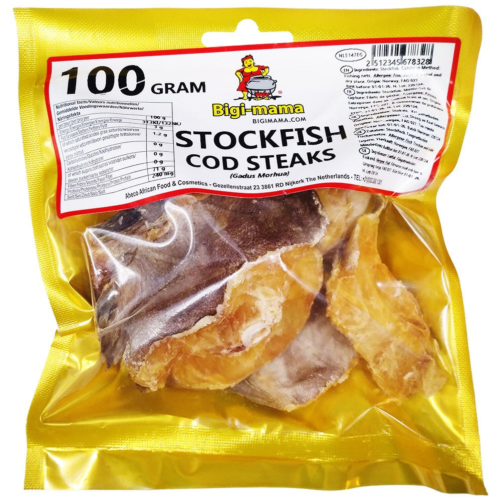 Stockfish Cod Steaks - Bigi Mama 100 gr.