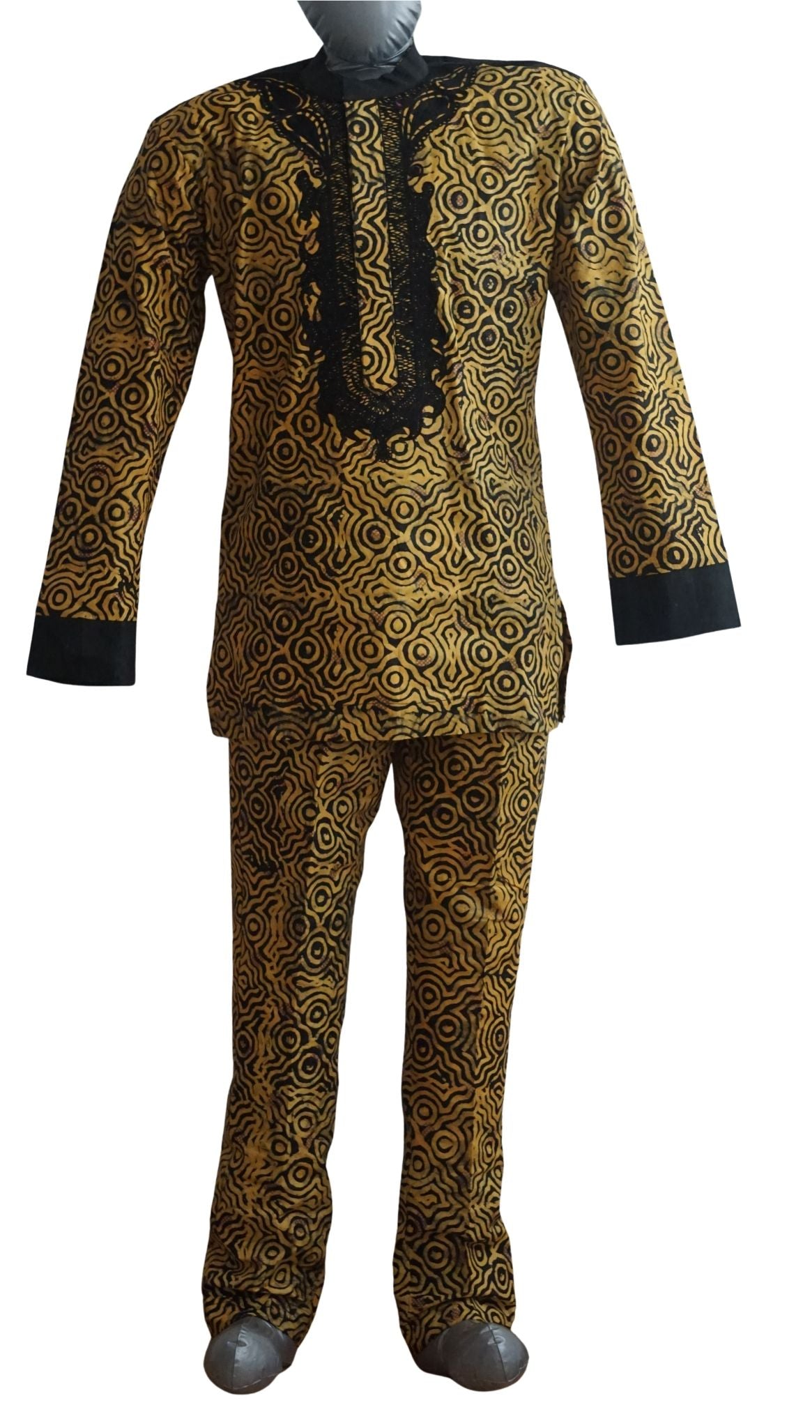 Ready To Wear Men's Tie Dye Adire Top and Trouser - Size S