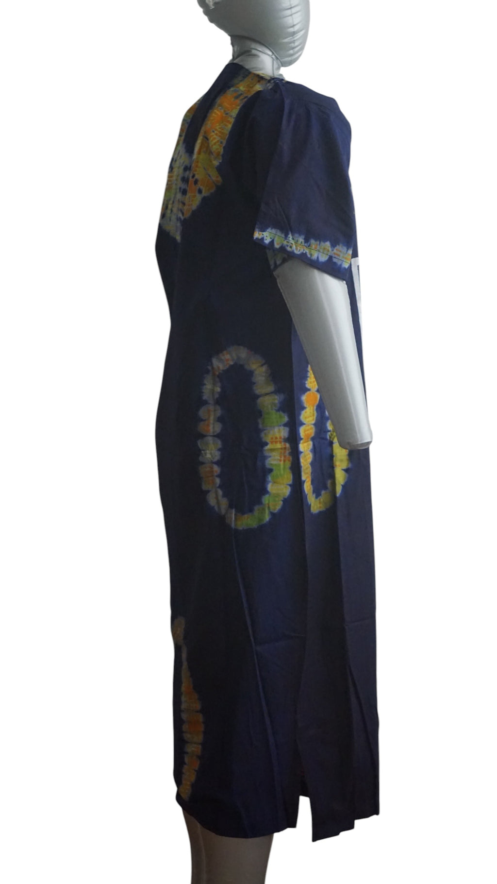 Nigeria Batik Kaftan for Women. Size M Muilti-Color