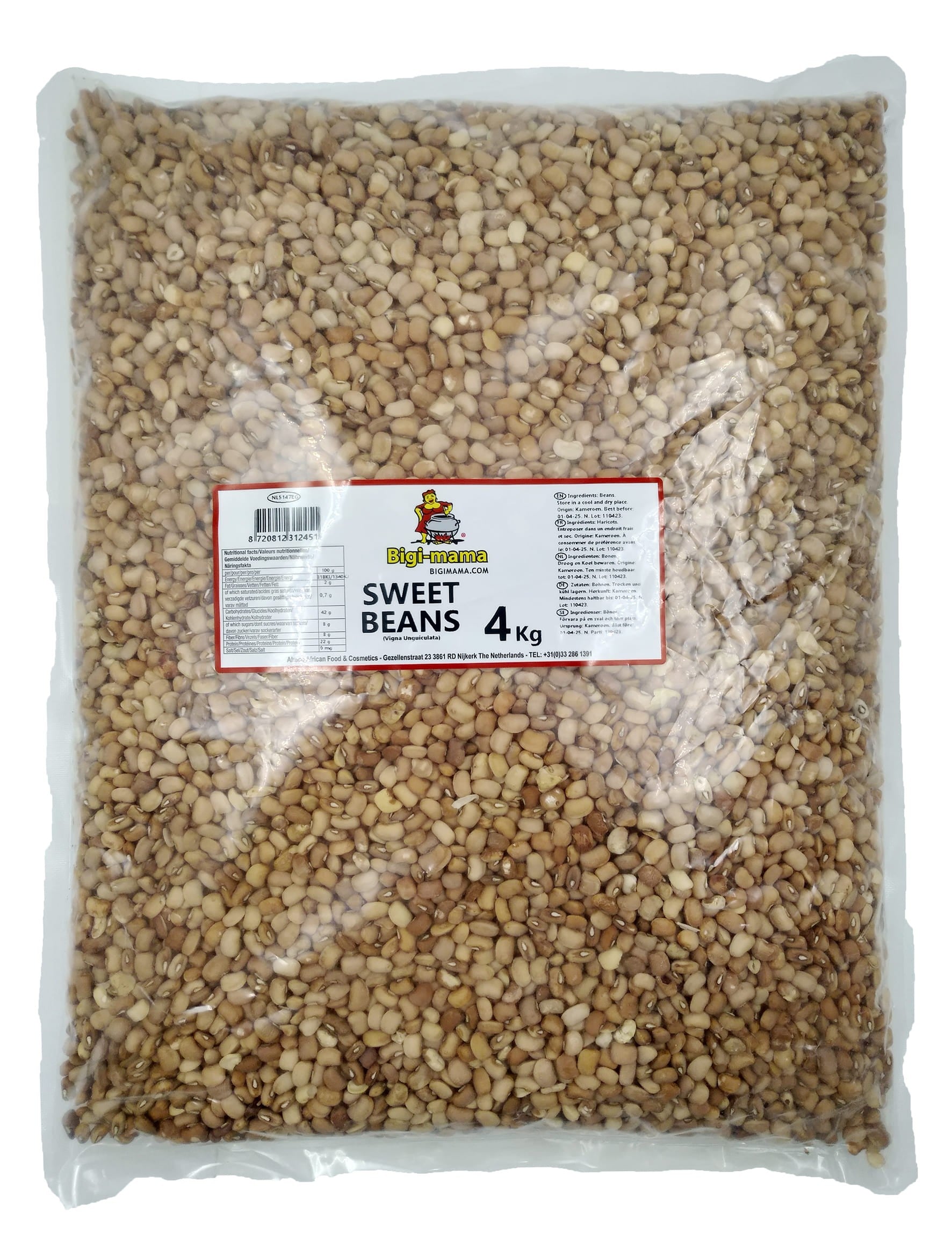 Nigeria Sweet Beans Bigi Mama 4 kg.