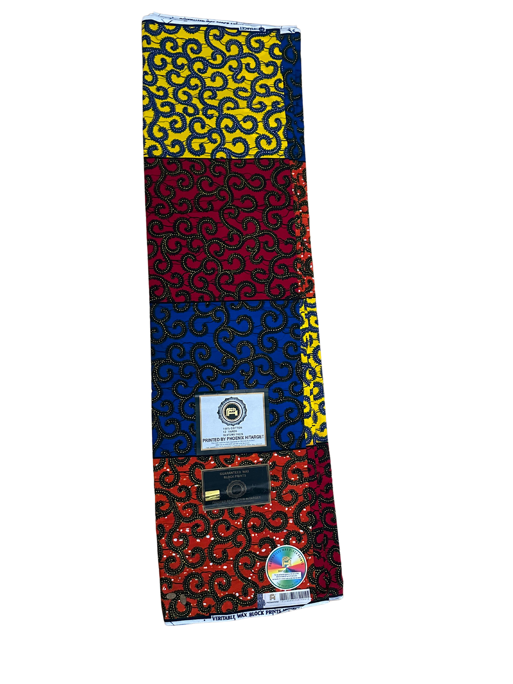 Nigeria Quality Phoenix Hitarget Ankara Fabric. 6 Yards.