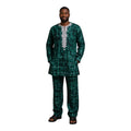 Ready To Wear Men's Tie Dye Adire Top and Trouser. Nigeria Buba &Sokoto Size L