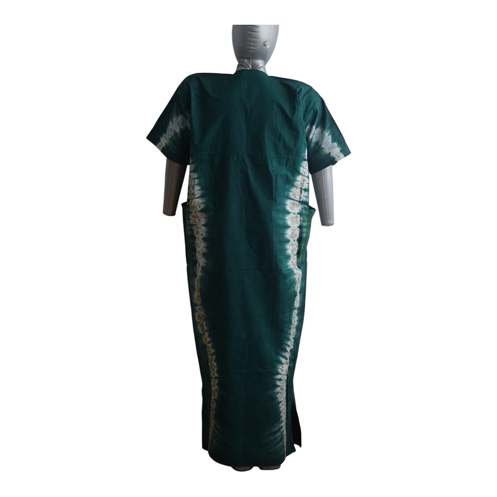 Nigeria Batik Kaftan for Women. Size XL Muilti-Color