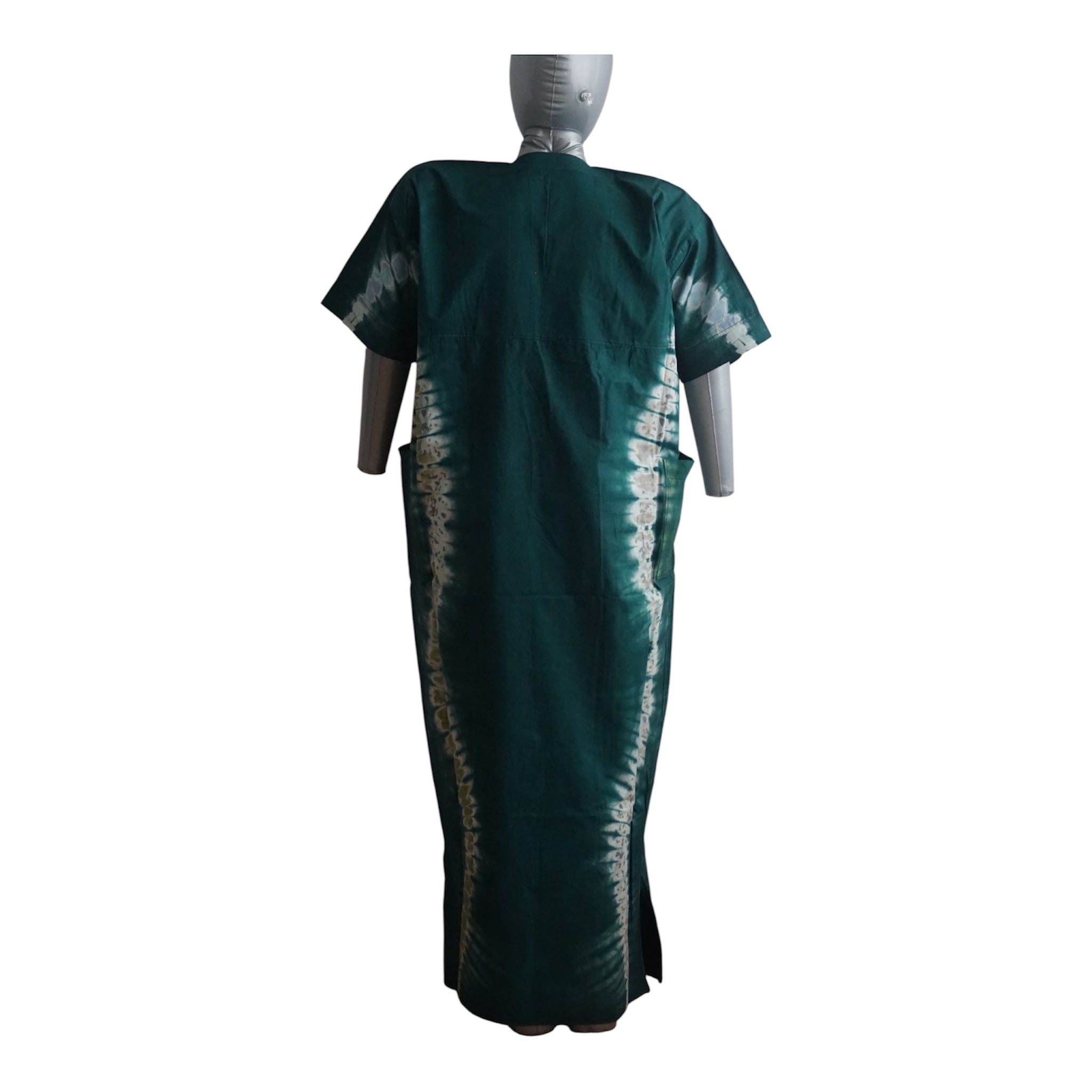Nigeria Batik Kaftan for Women. Size XL Muilti-Color