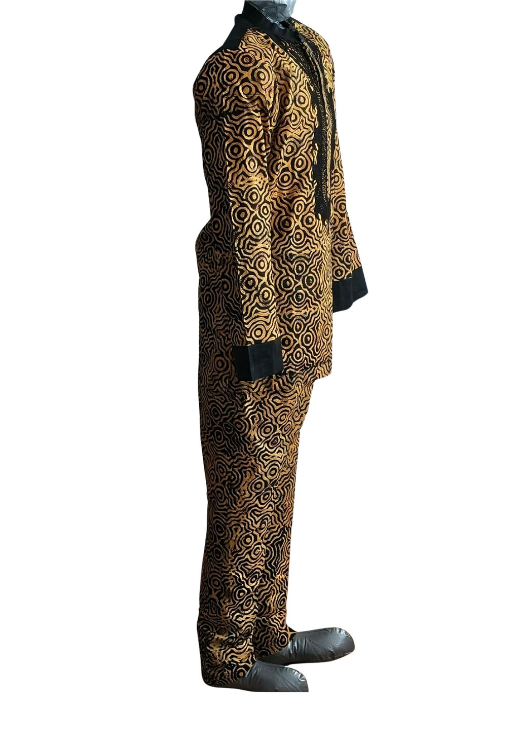 Ready To Wear Men's Tie Dye Adire Top and Trouser - Size S
