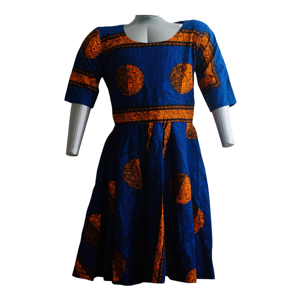Ready to Wear Quality Ankara Dress with Extra Fabric for Adjustment. Size M