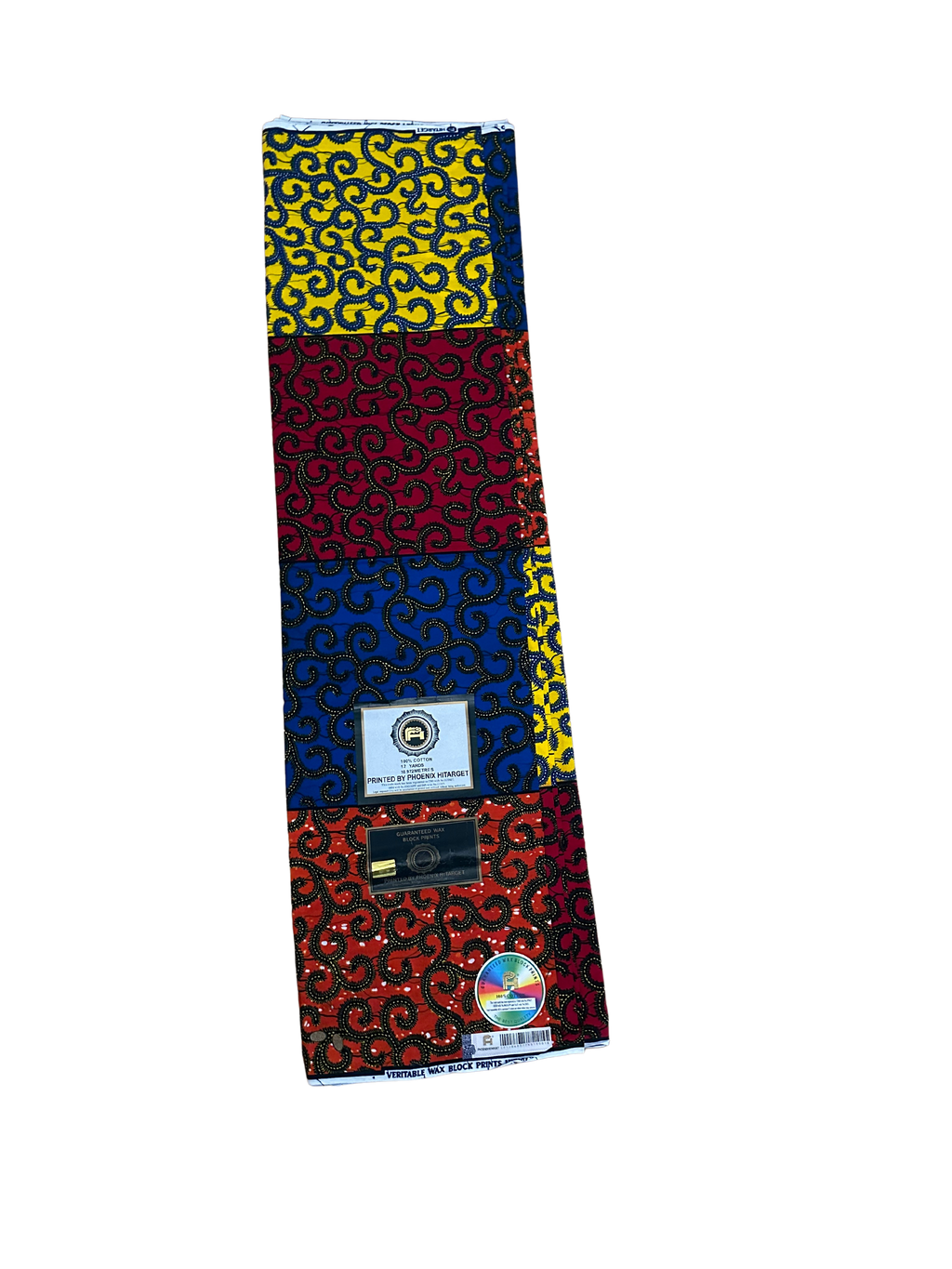 Nigeria Quality Phoenix Hitarget Ankara Fabric. 6 Yards.