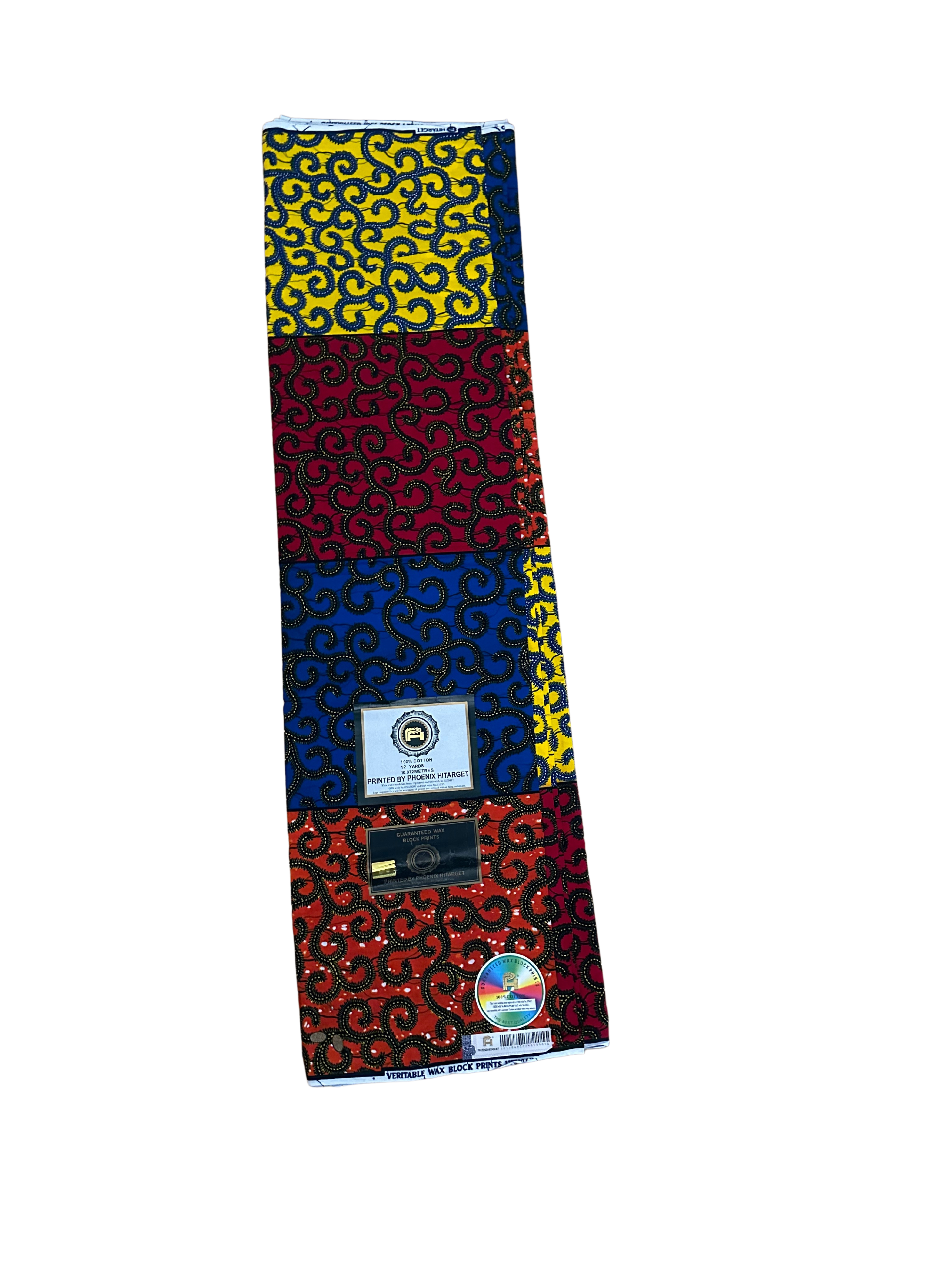 Nigeria Quality Phoenix Hitarget Ankara Fabric. 6 Yards.