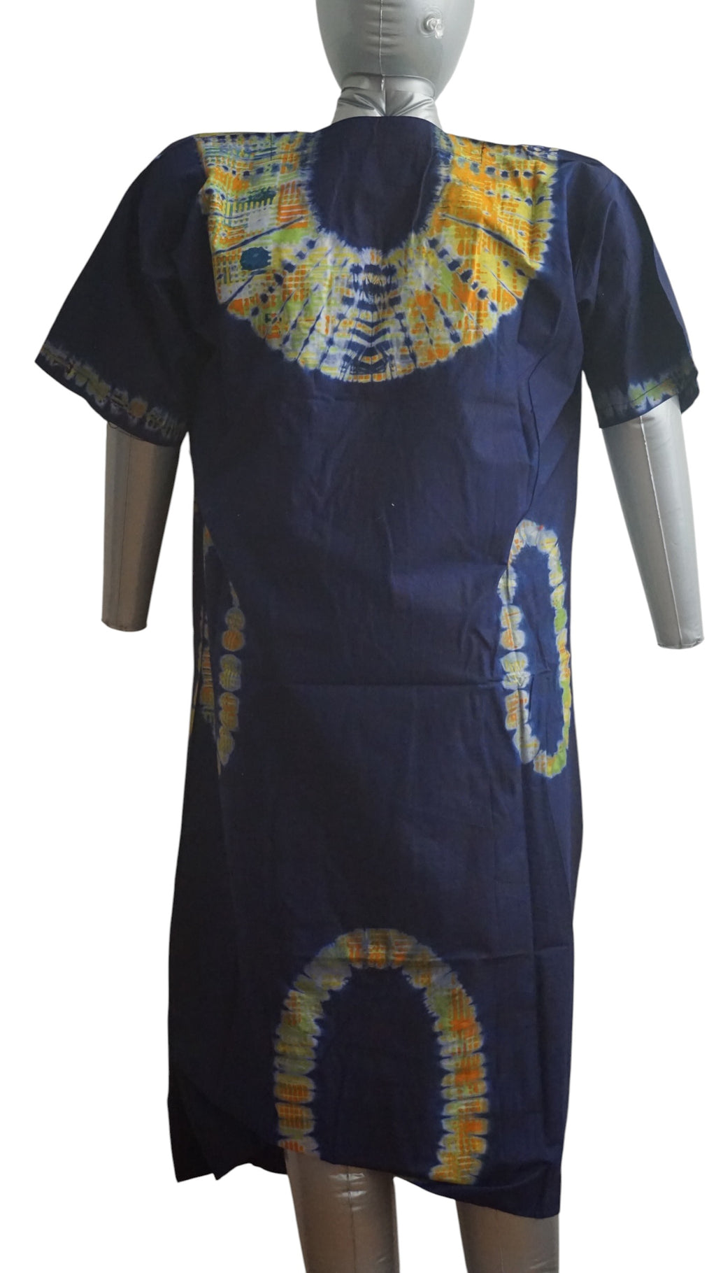 Nigeria Batik Kaftan for Women. Size M Muilti-Color
