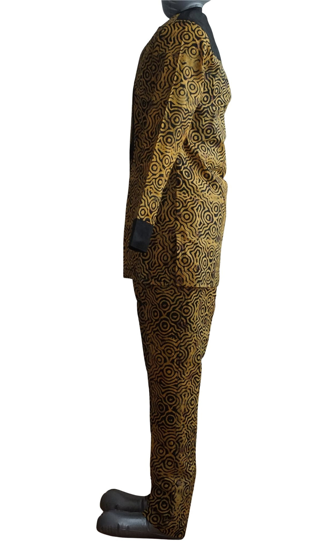 Ready To Wear Men's Tie Dye Adire Top and Trouser - Size S