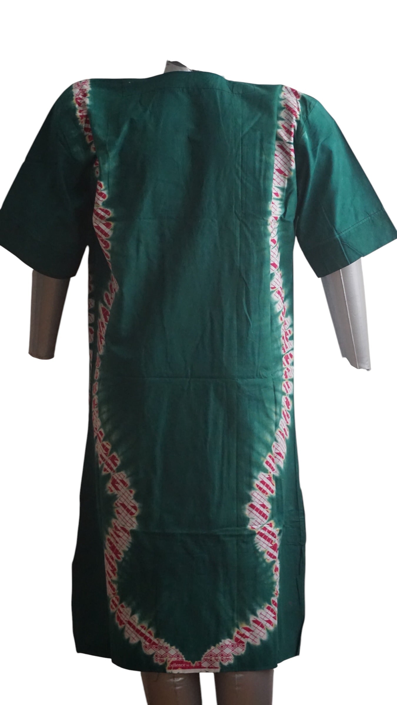 Nigeria Batik Kaftan for Women. Size S Muilti-Color