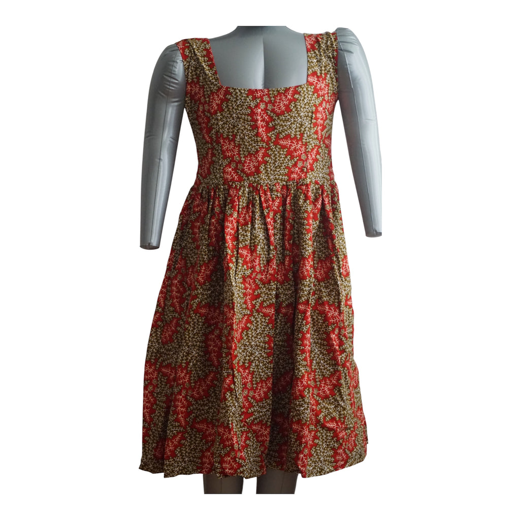 Ready to Wear Cote D'ivore Ankara Dress with Extra Clothe for Adjustment. Size L