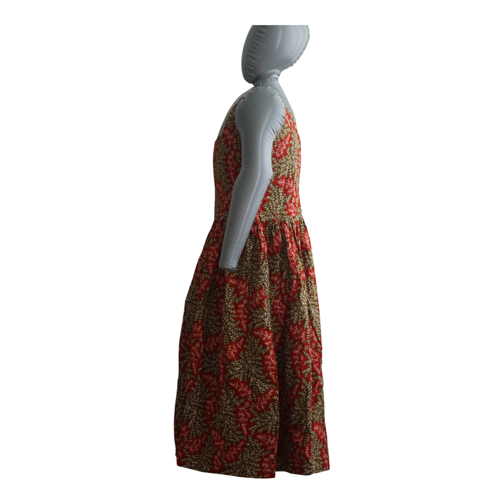 Ready to Wear Cote D'ivore Ankara Dress with Extra Clothe for Adjustment. Size L