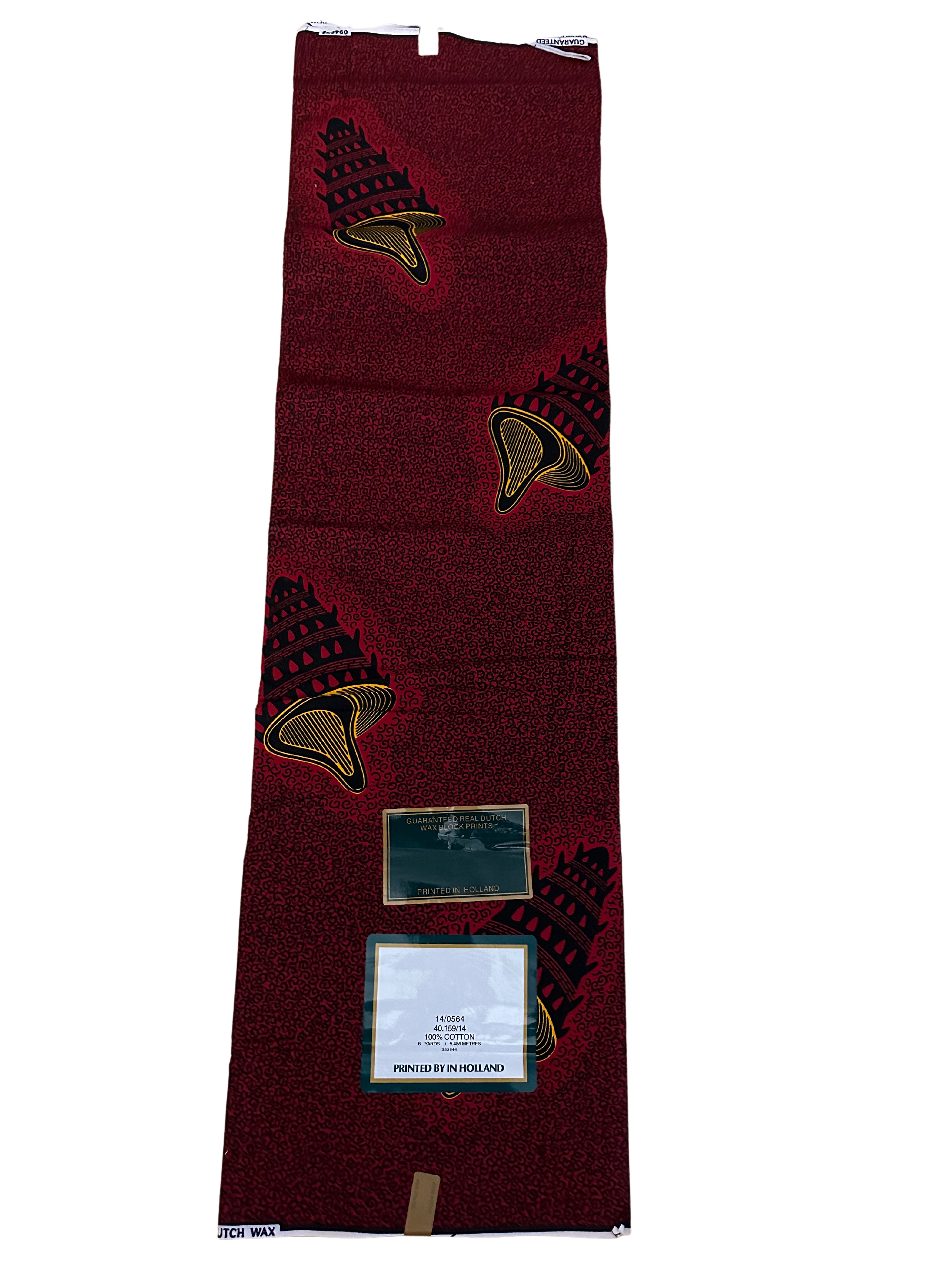 Made in Holland Guaranteed Real Dutch  Wax Block Prints. Ankara Fabric. 6 Yards.