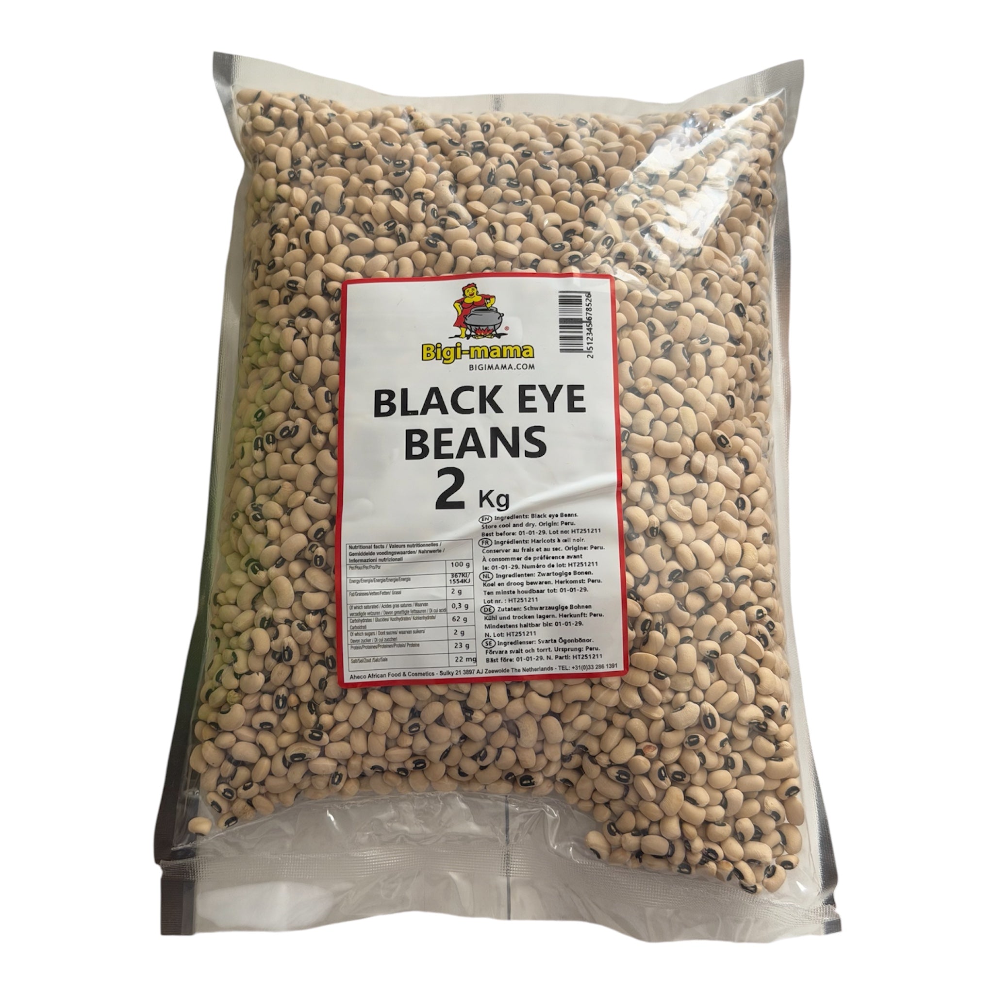 Black Eye Beans Bigi Mama 2 kg.