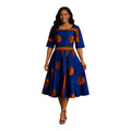 Ready to Wear Quality Ankara Dress with Extra Fabric for Adjustment. Size M