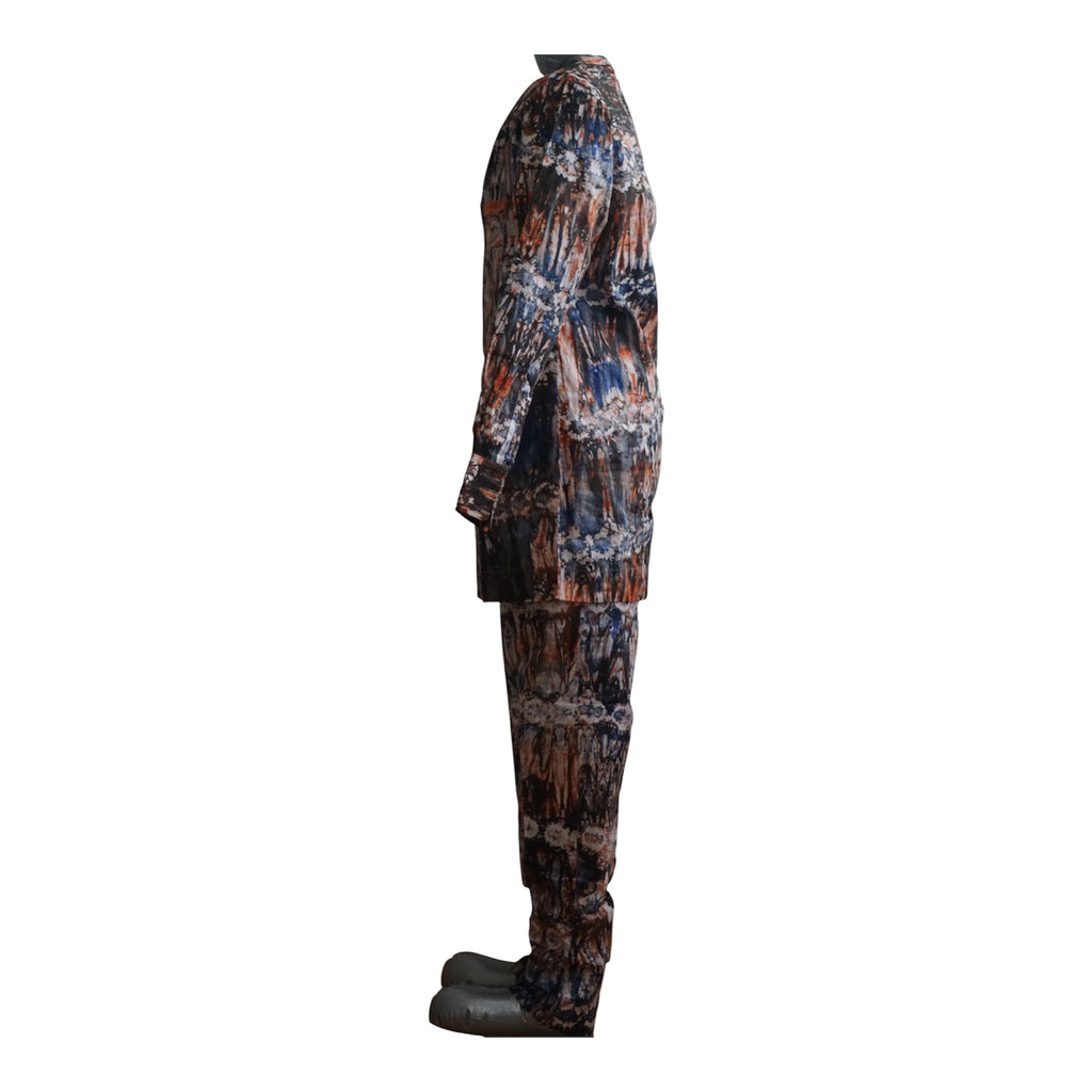 Ready To Wear Men's Adire / Tie Dye  Top and Trouser -  Size S