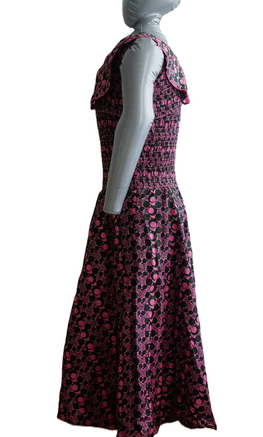 Women's Ankara Dress with Extra Clothe for Adjustment. Size M