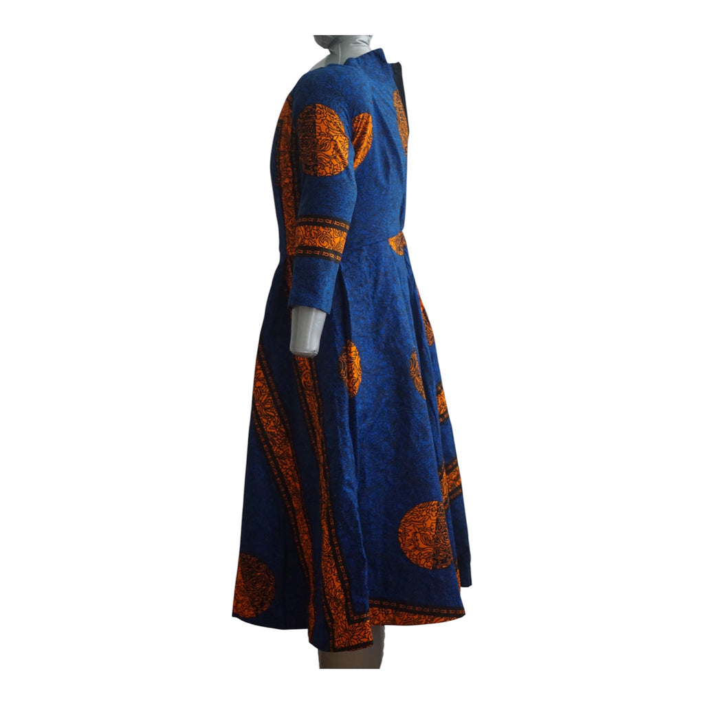 Ready to Wear Quality Ankara Dress with Extra Fabric for Adjustment. Size S