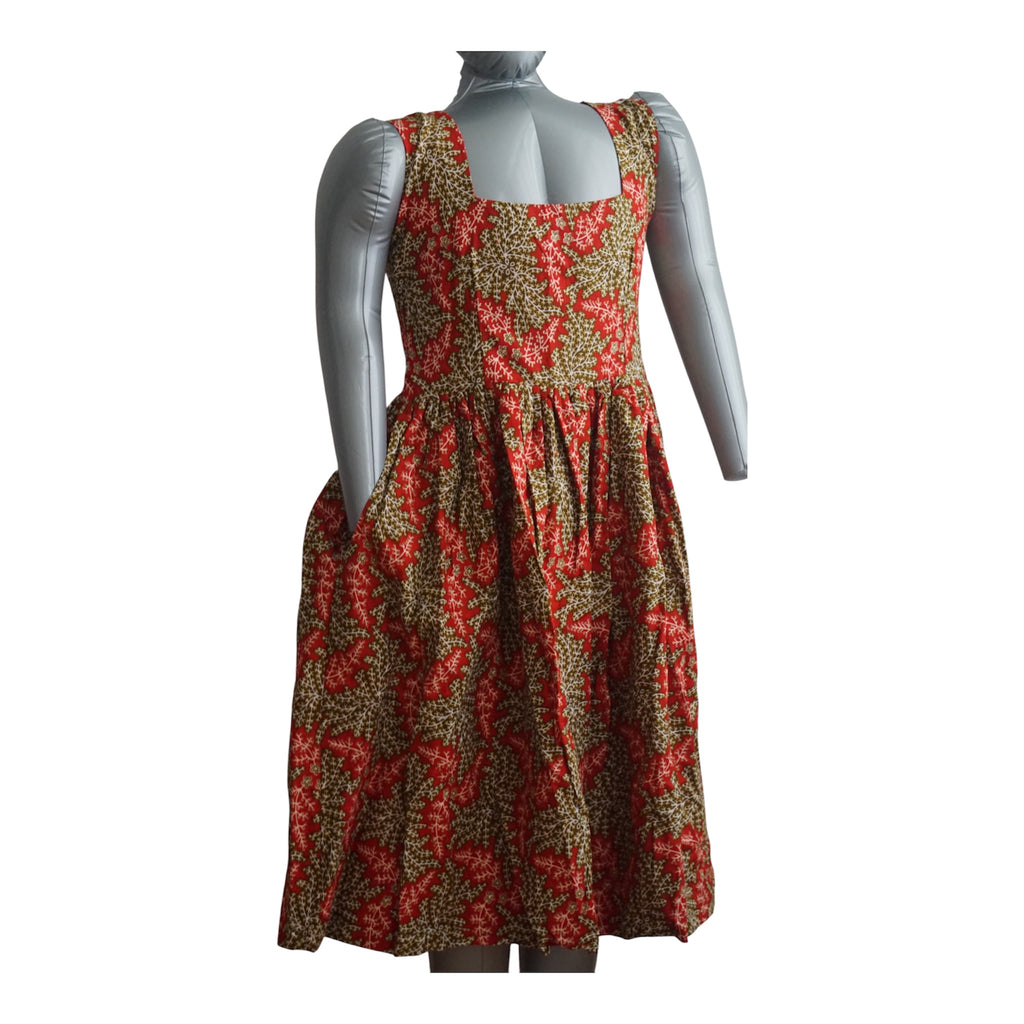 Ready to Wear Cote D'ivore Ankara Dress with Extra Clothe for Adjustment. Size L