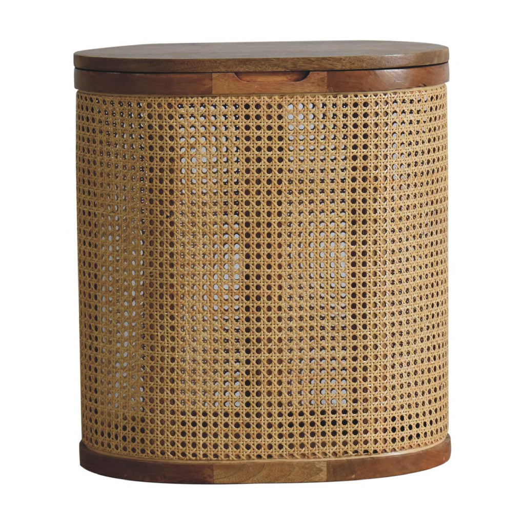 Larissa Round Lid-Up Storage Stool - Lead time 12 Weeks