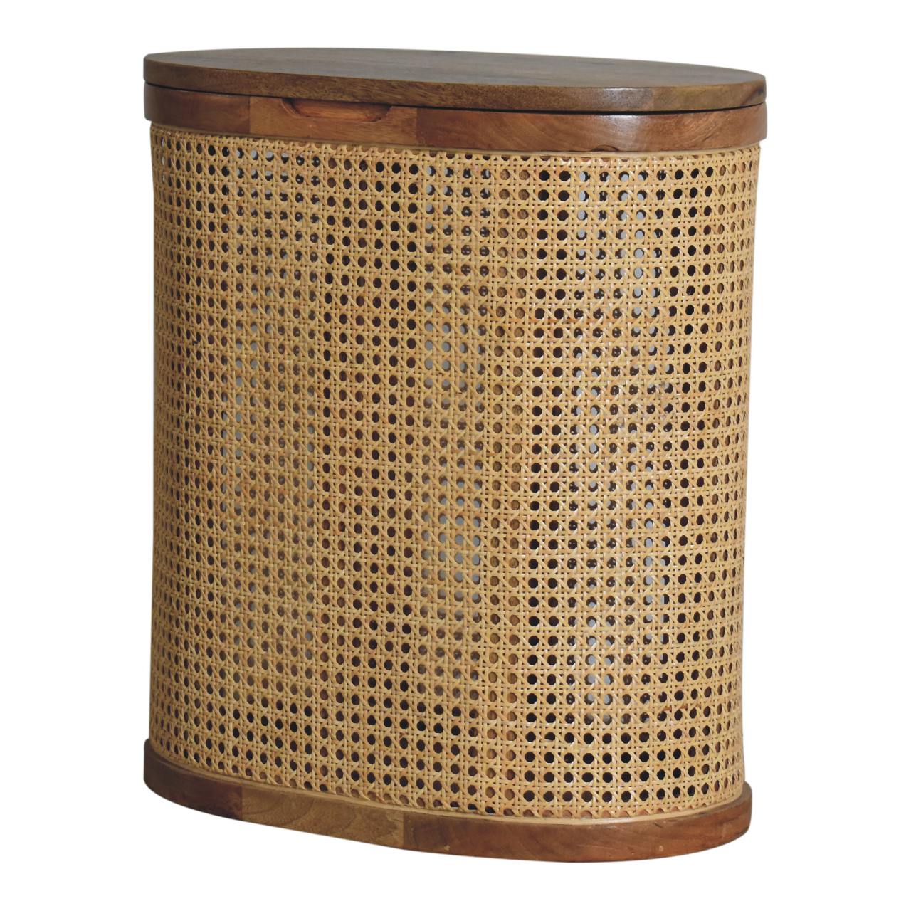 Larissa Round Lid-Up Storage Stool - Lead time 12 Weeks