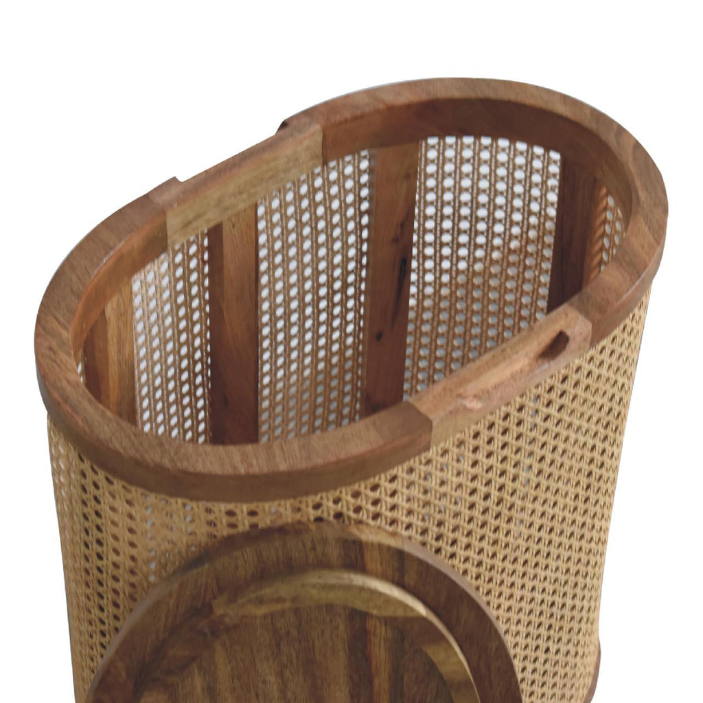 Larissa Round Lid-Up Storage Stool - Lead time 12 Weeks