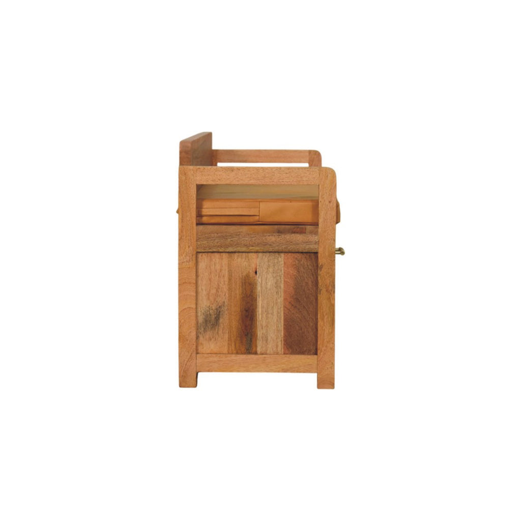 Oxford Oak-ish 2 Drawer Storage Bench - Lead time 12 Weeks