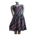 Full Linen Ankara Dress/ Quality African Ankara Print - Size M