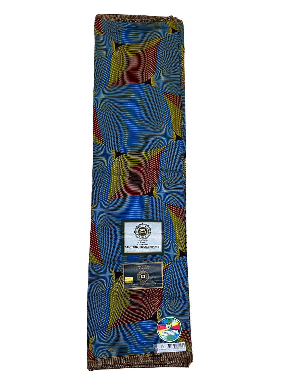 Quality Phoenix Hitarget  Nigeria Ankara Fabric. 6 Yards.
