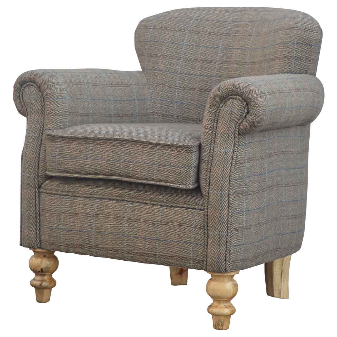 Multi-Tweed Armchair - Lead time 12 Weeks