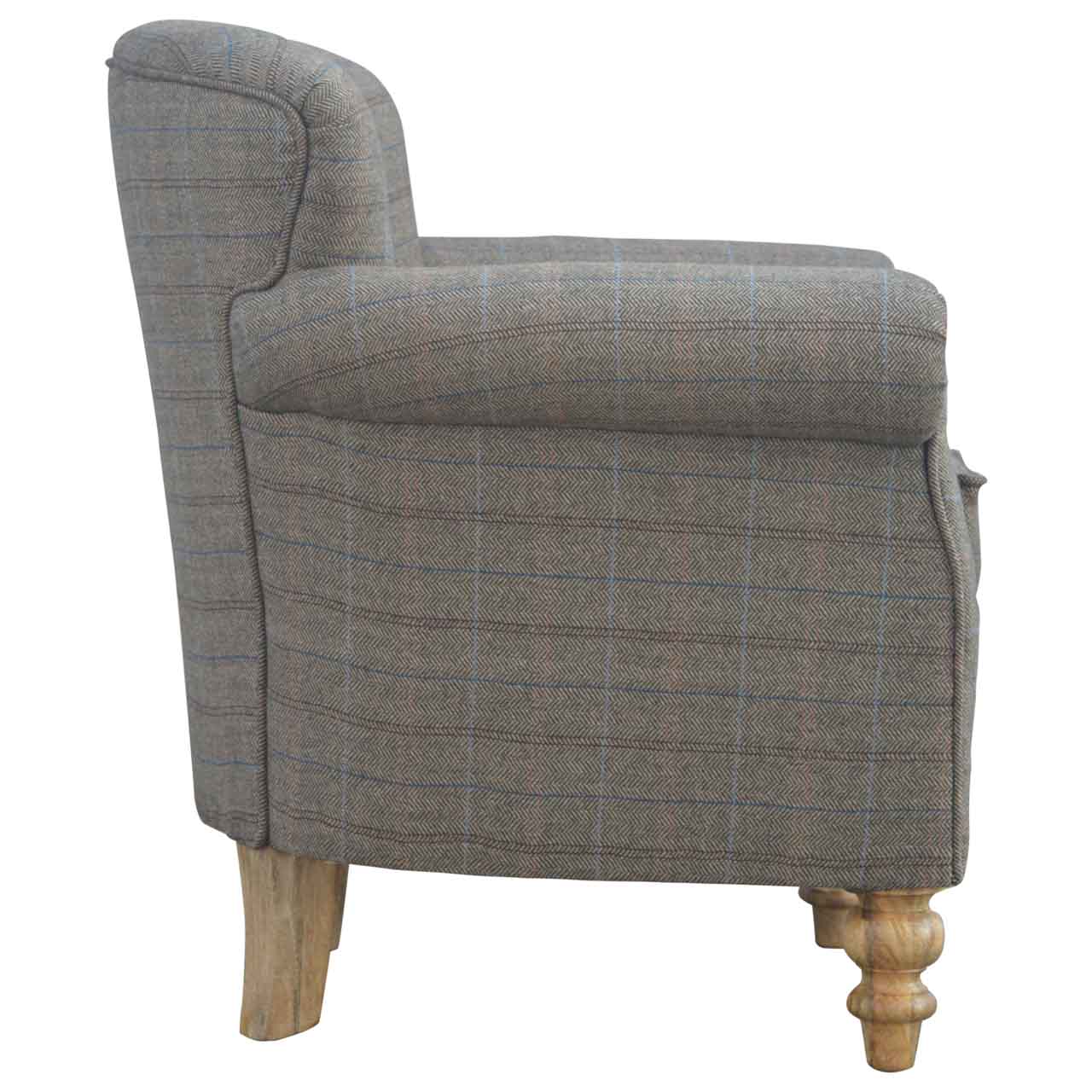 Multi-Tweed Armchair - Lead time 12 Weeks
