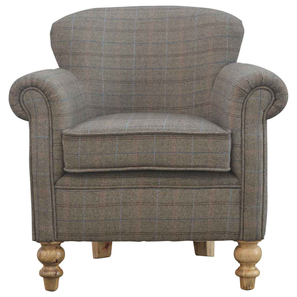 Multi-Tweed Armchair - Lead time 12 Weeks