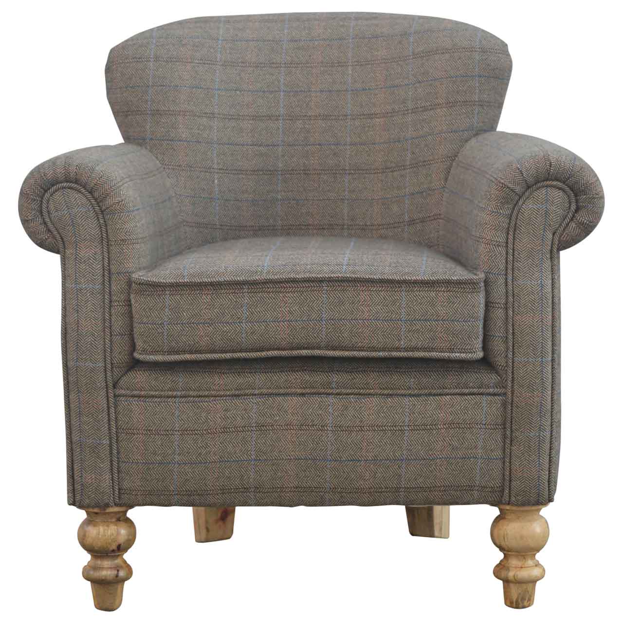 Multi-Tweed Armchair - Lead time 12 Weeks
